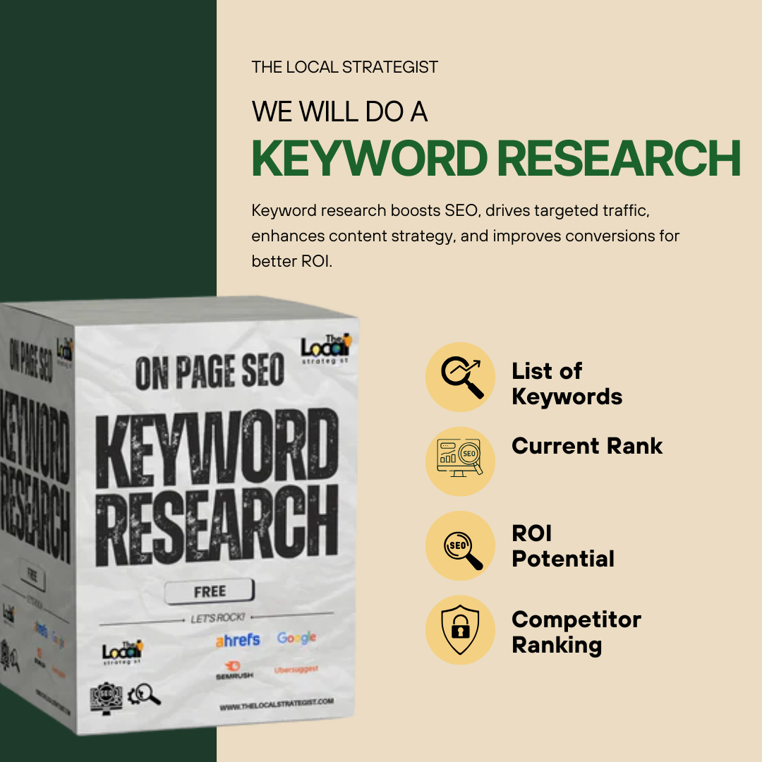Keyword research tools for SEO strategy.