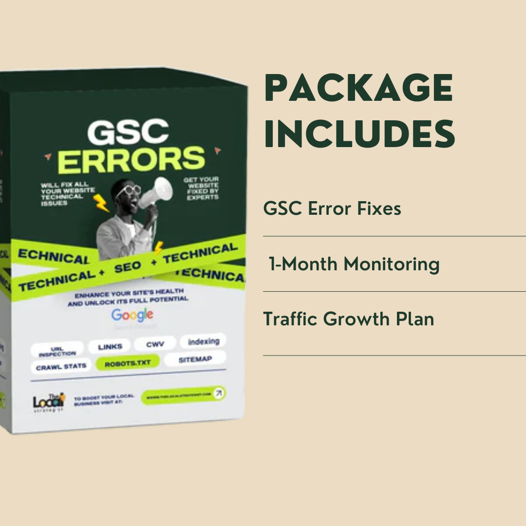 gsc errors fixes 